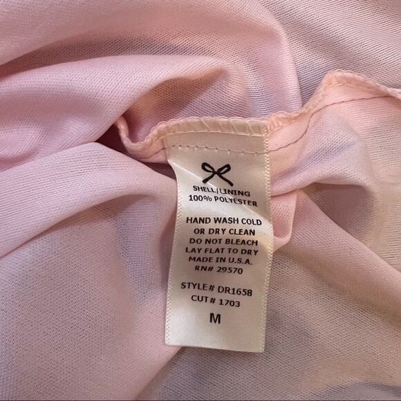 Impeccable Pig Pink Floral Dress.  Sleeveless. Sheath. Sz Small. Great Condition - Picture 8 of 10